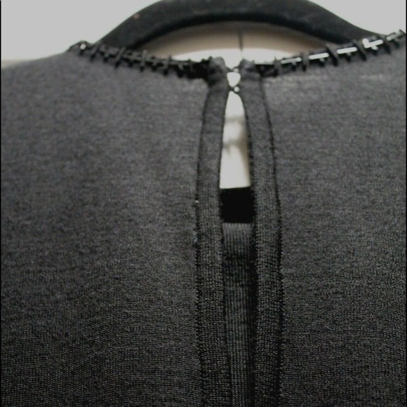 NINA PATRICK Black Knit Sheath Cocktail Dress - Picture 4 of 4